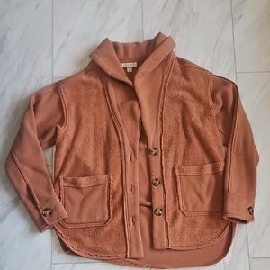 Women's Rust Teddy Jacket Sweater